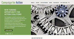 Desktop Screenshot of campaignforaction.org